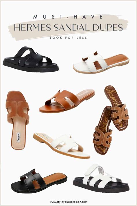 fake hermes sandal|Hermes dupe sandals primark.